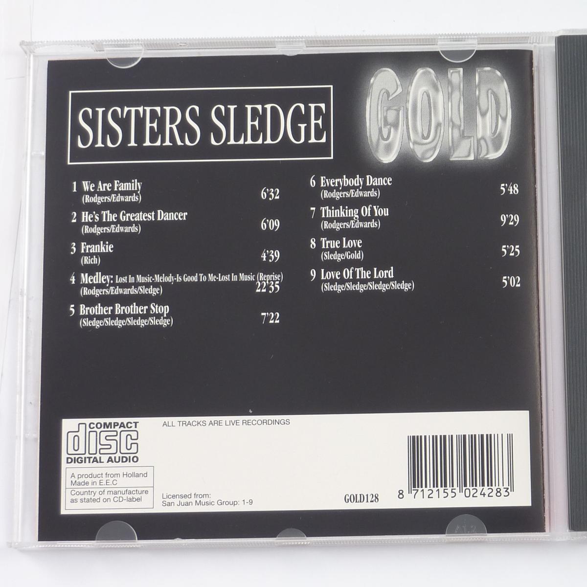 Sister Sledge Gold CD Compilation