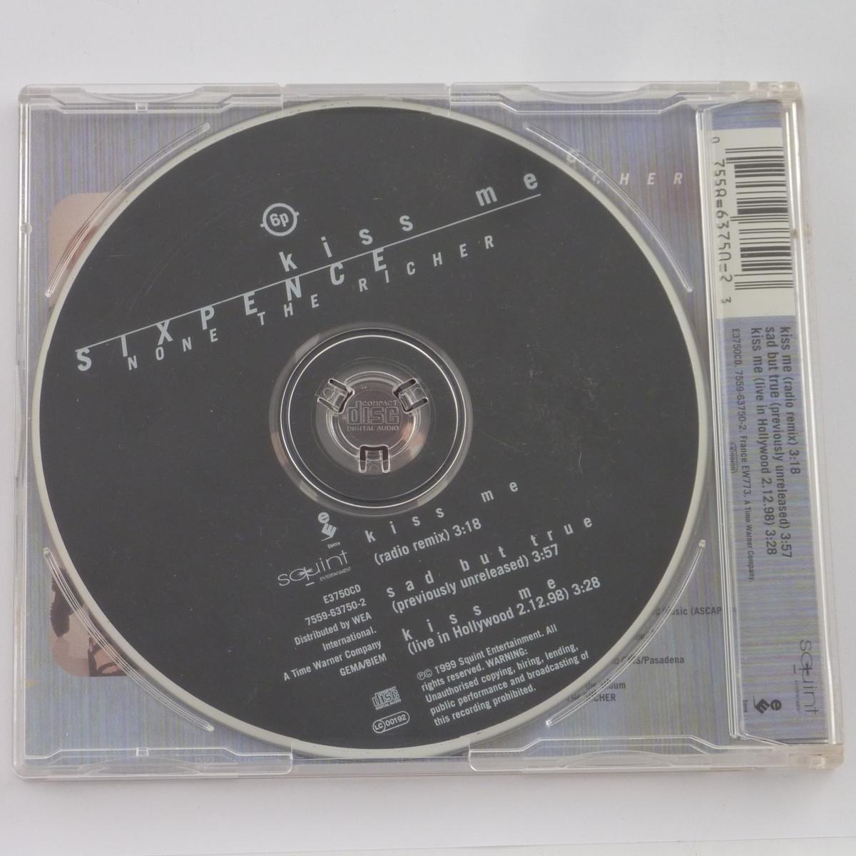 Sixpence None The Richer Kiss Me CD Single