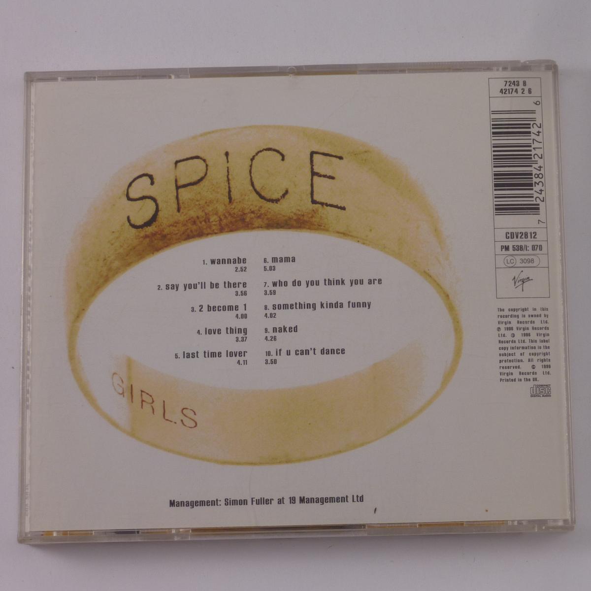 Spice Girls Spice CD Album