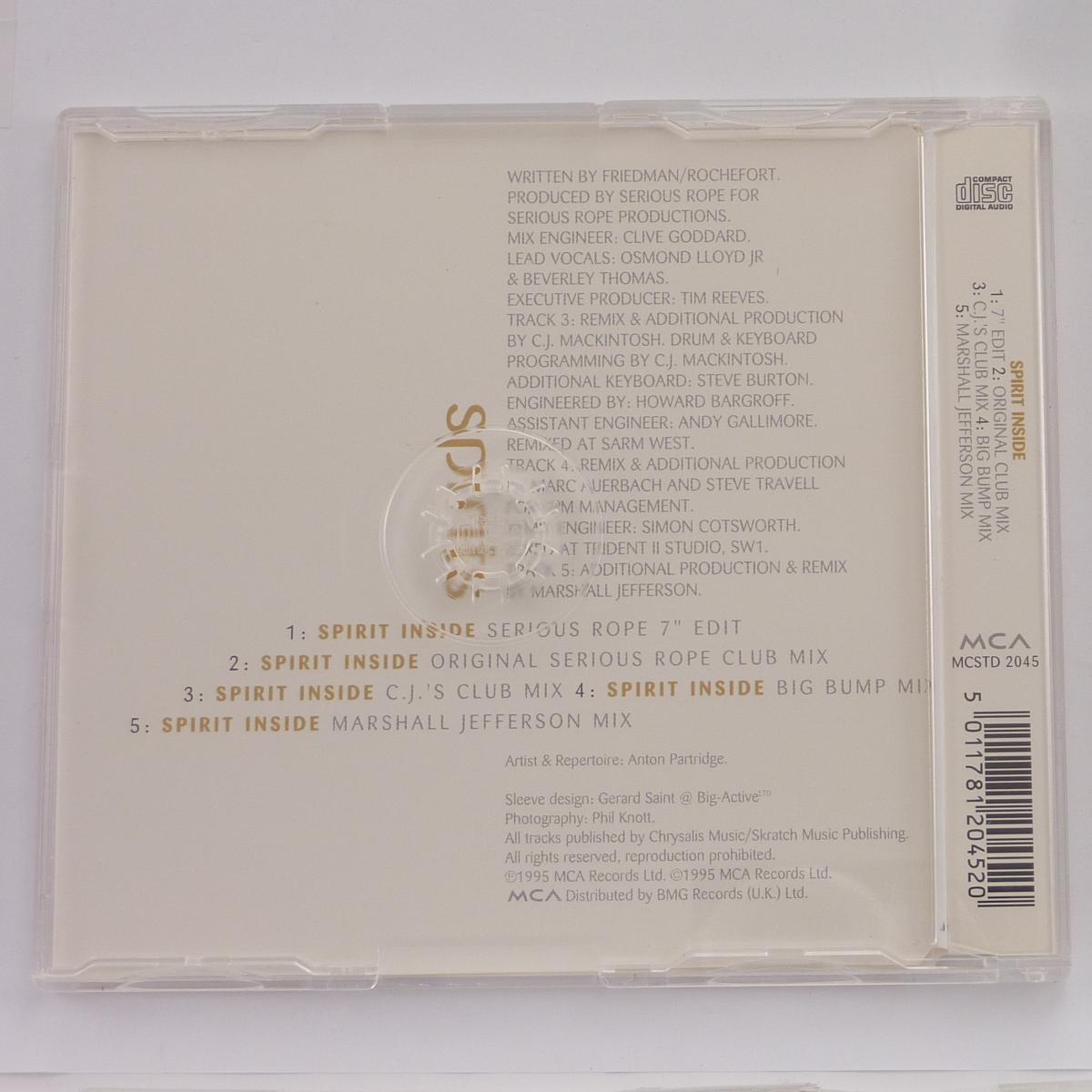 Spirits Spirit Inside CD Single