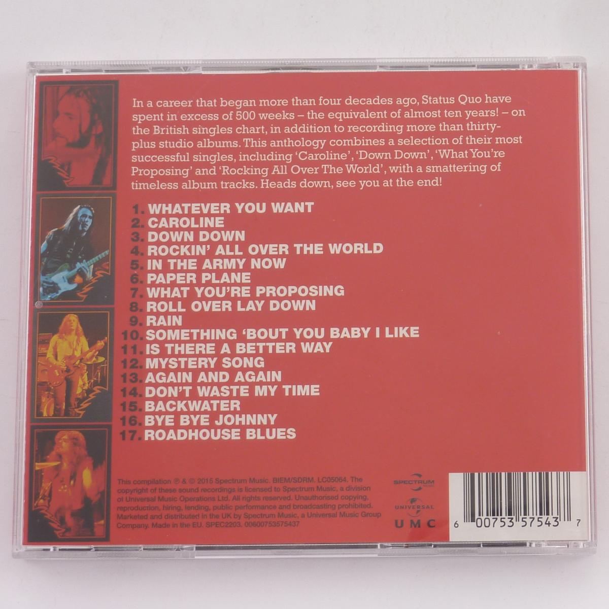 Status Quo Rockin' All Over The World (The Collection) CD Compilation Sony DADC Southwater