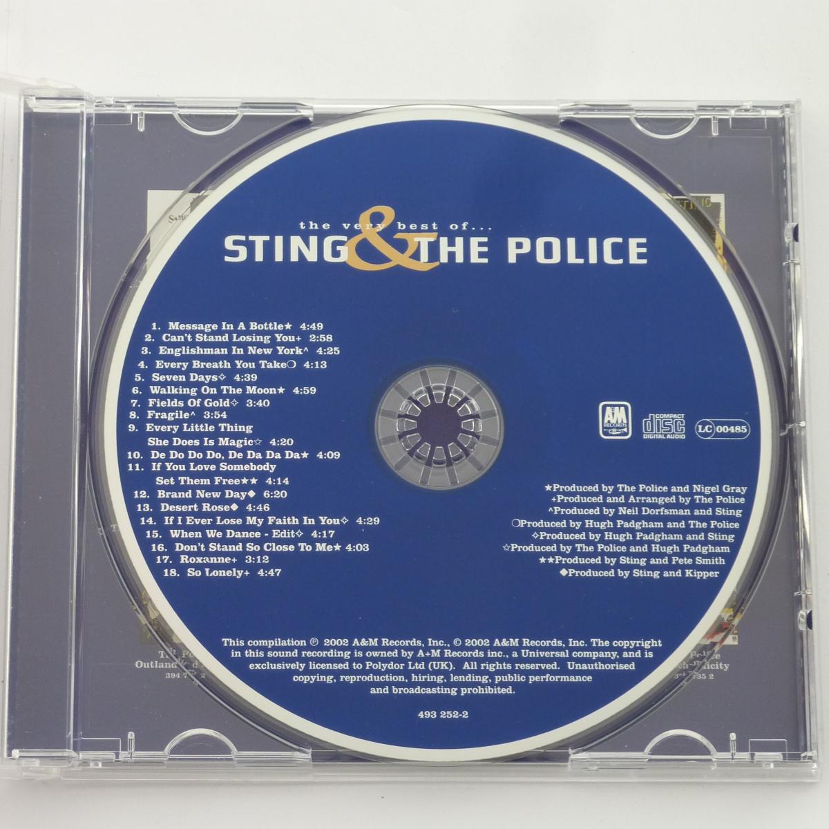 Sting / The Police The Very Best Of Sting & The Police CD Compilation Reissue