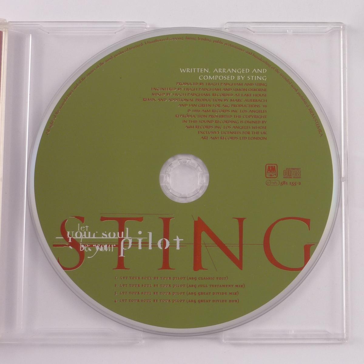 Sting Let Your Soul Be Your Pilot (Remixes By A&G Division) CD Single