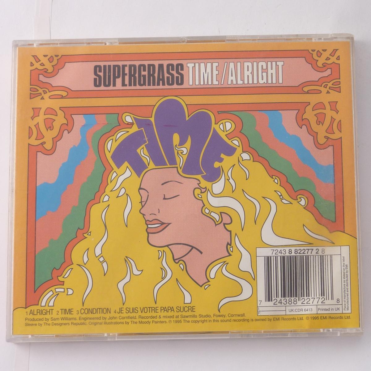 Supergrass Alright / Time CD Single