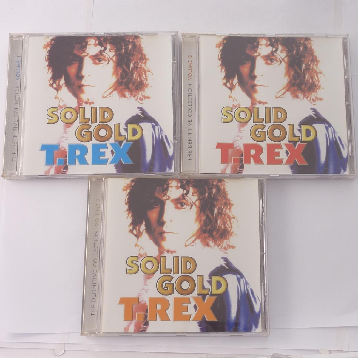 T.Rex Solid Gold 3 × CD Compilation Box Set