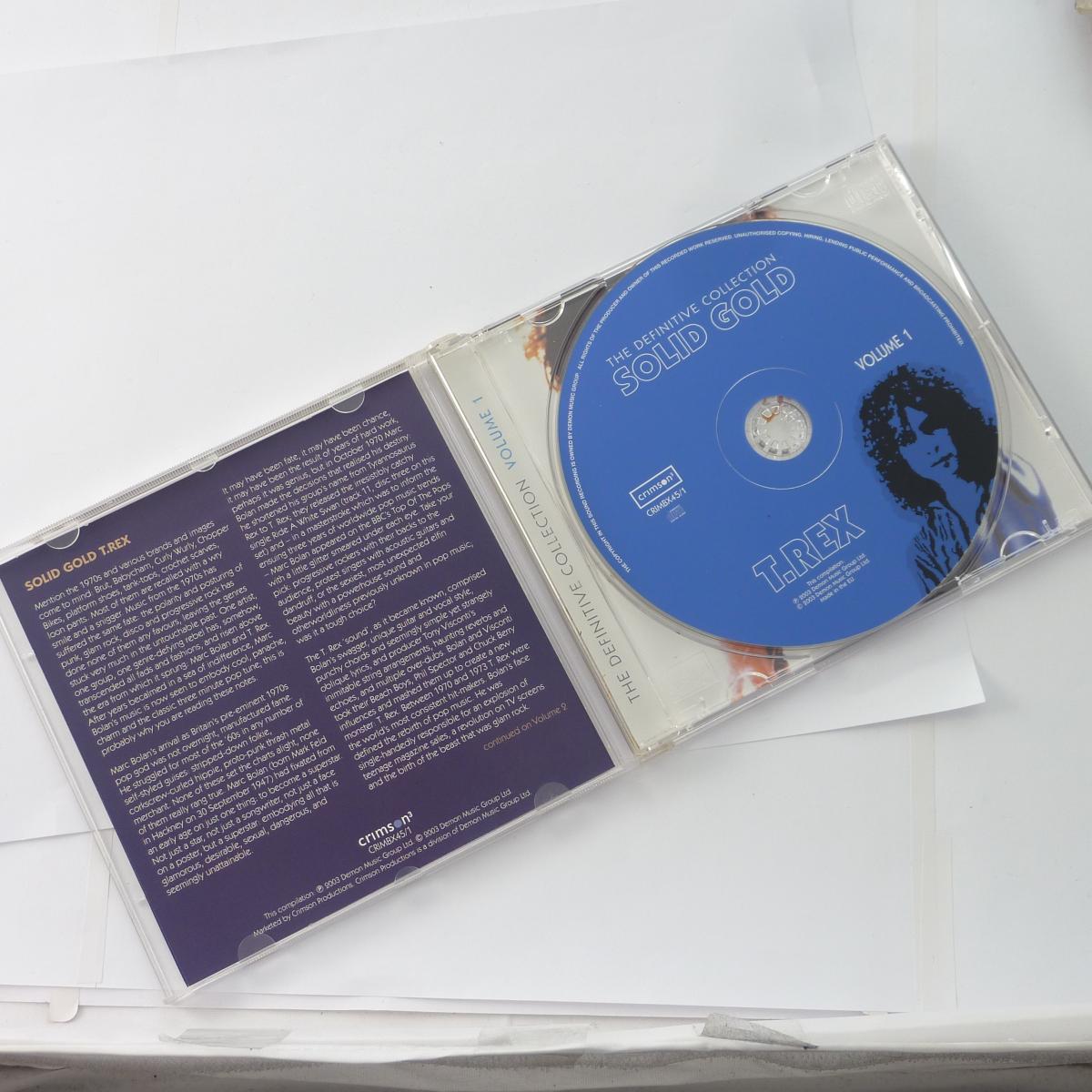 T.Rex Solid Gold 3 × CD Compilation Box Set