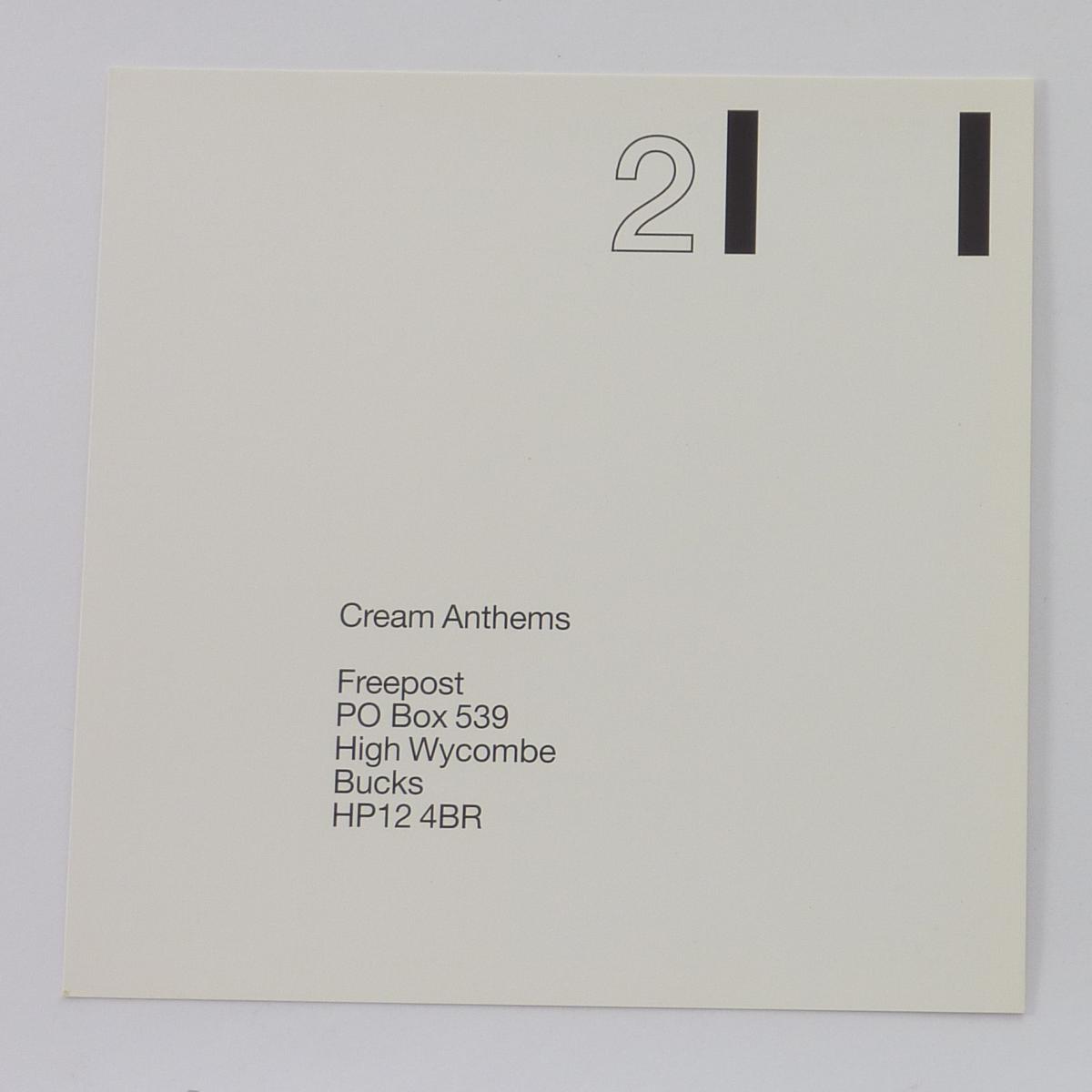 Tall Paul And Seb Fontaine Cream Anthems 2 × CD Mixed