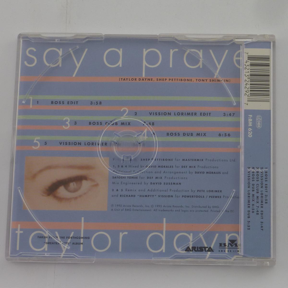 Taylor Dayne Say A Prayer CD Single