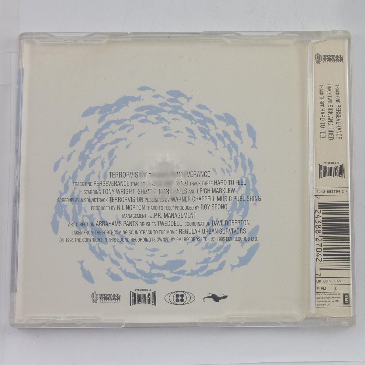 Terrorvision Perseverance CD Single Stereo CD2