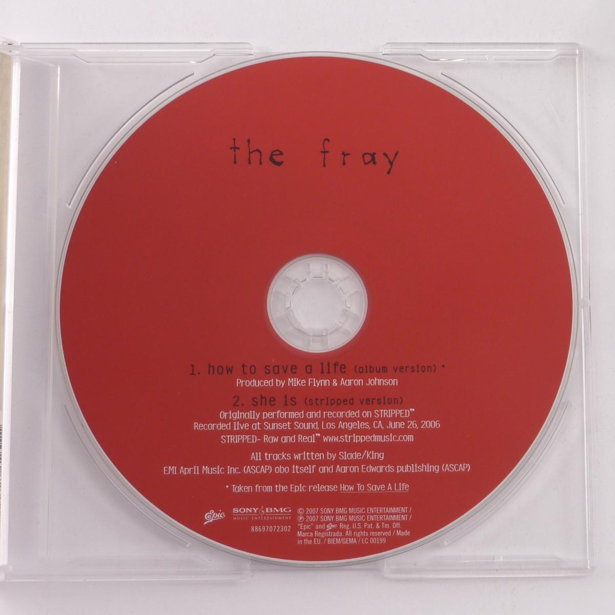 The Fray How To Save A Life CD Single Enhanced