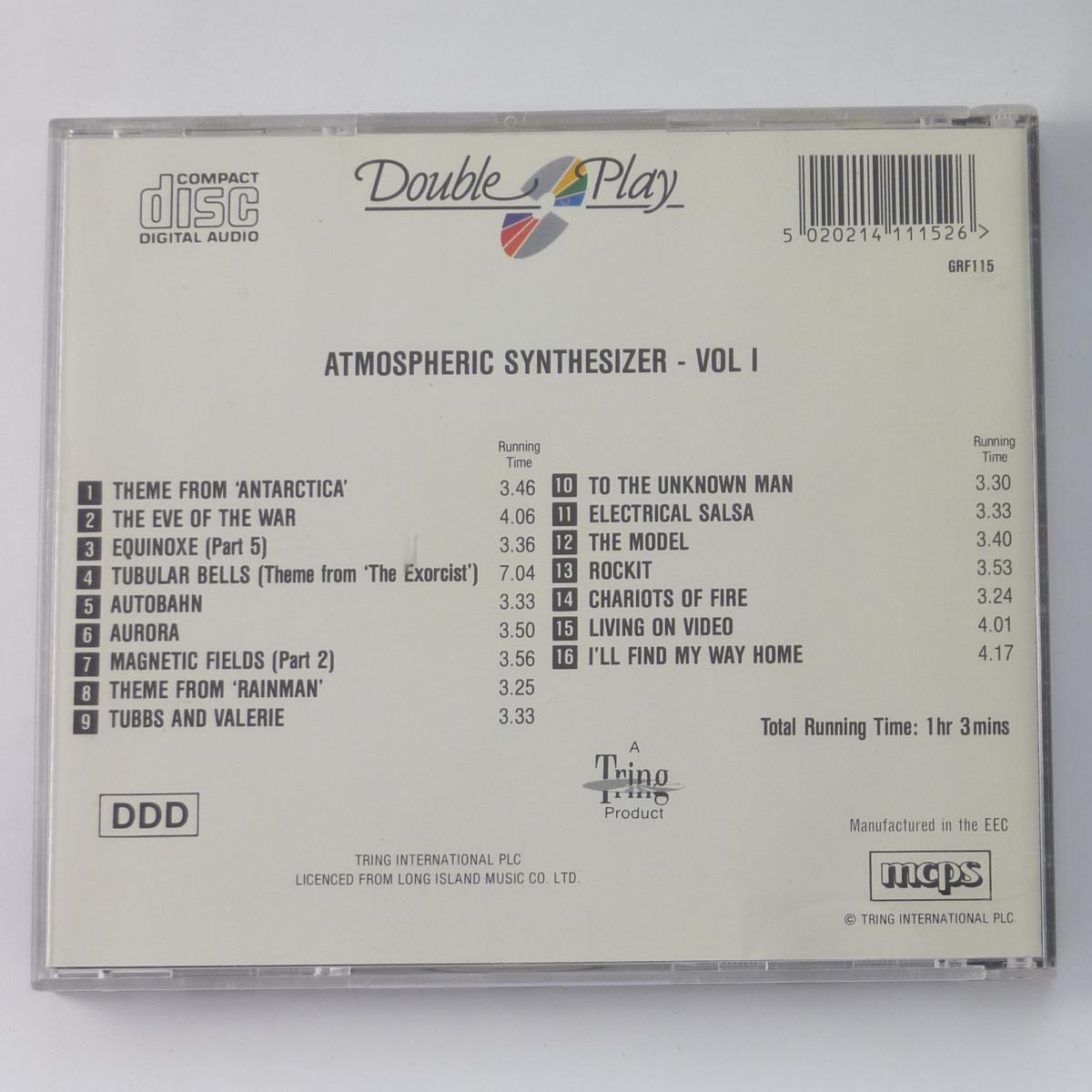 The Galaxy Sound Orchestra Atmospheric Synthesizer Vol 1 CD Album