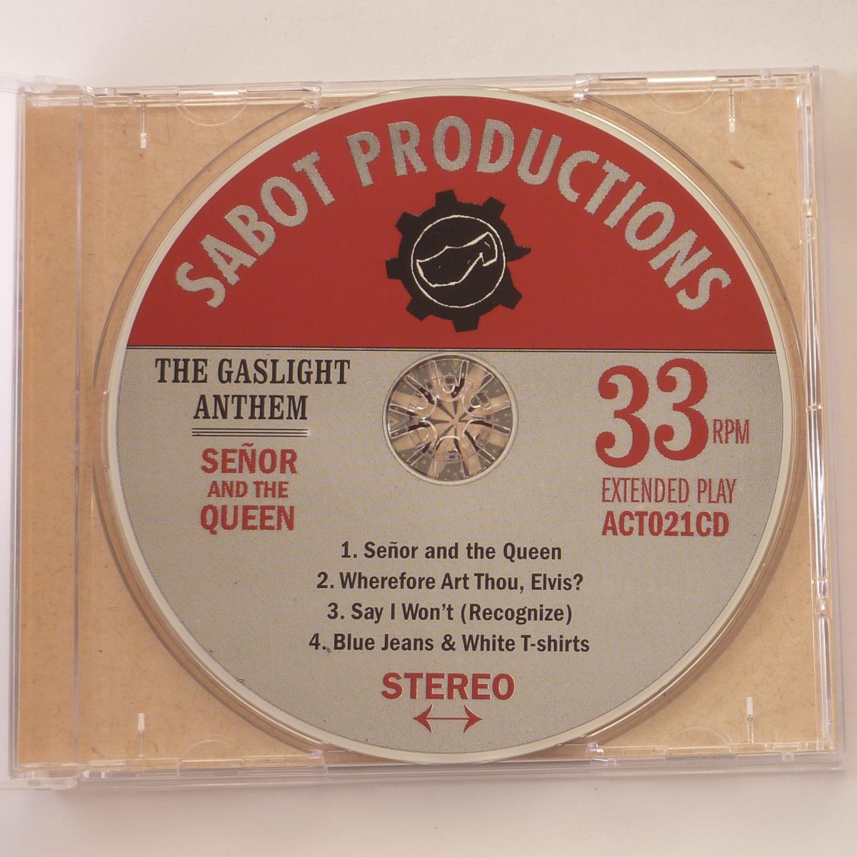 The Gaslight Anthem Señor And The Queen CD EP