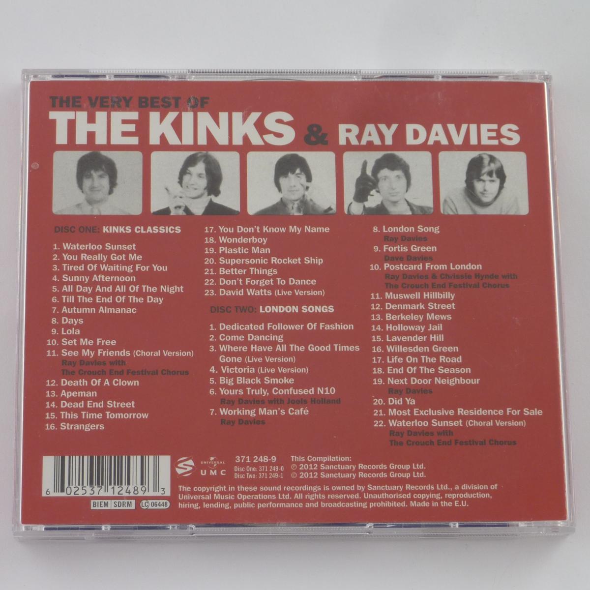 The Kinks & Ray Davies Waterloo Sunset - The Very Best Of The Kinks & Ray Davies 2 × CD Compilation