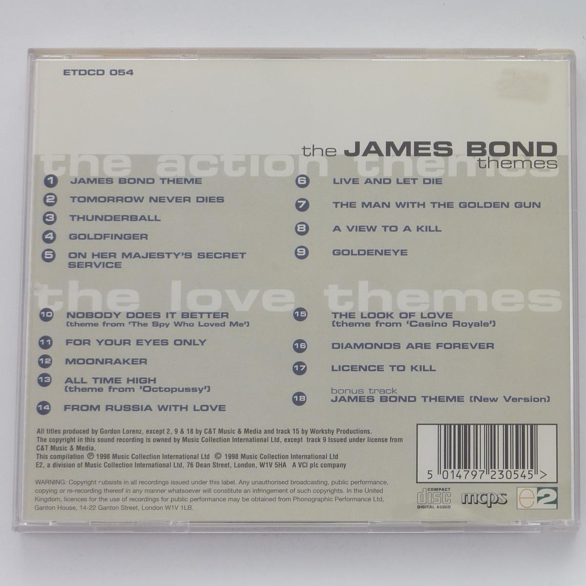 The London Theatre Orchestra The James Bond Themes CD Compilation Stereo