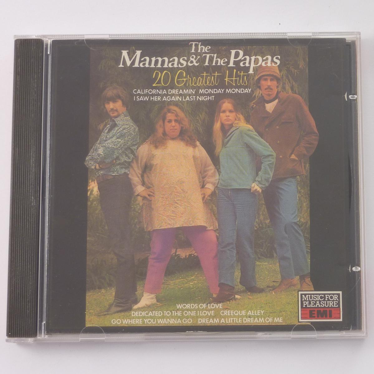 The Mamas & The Papas 20 Greatest Hits CD Compilation