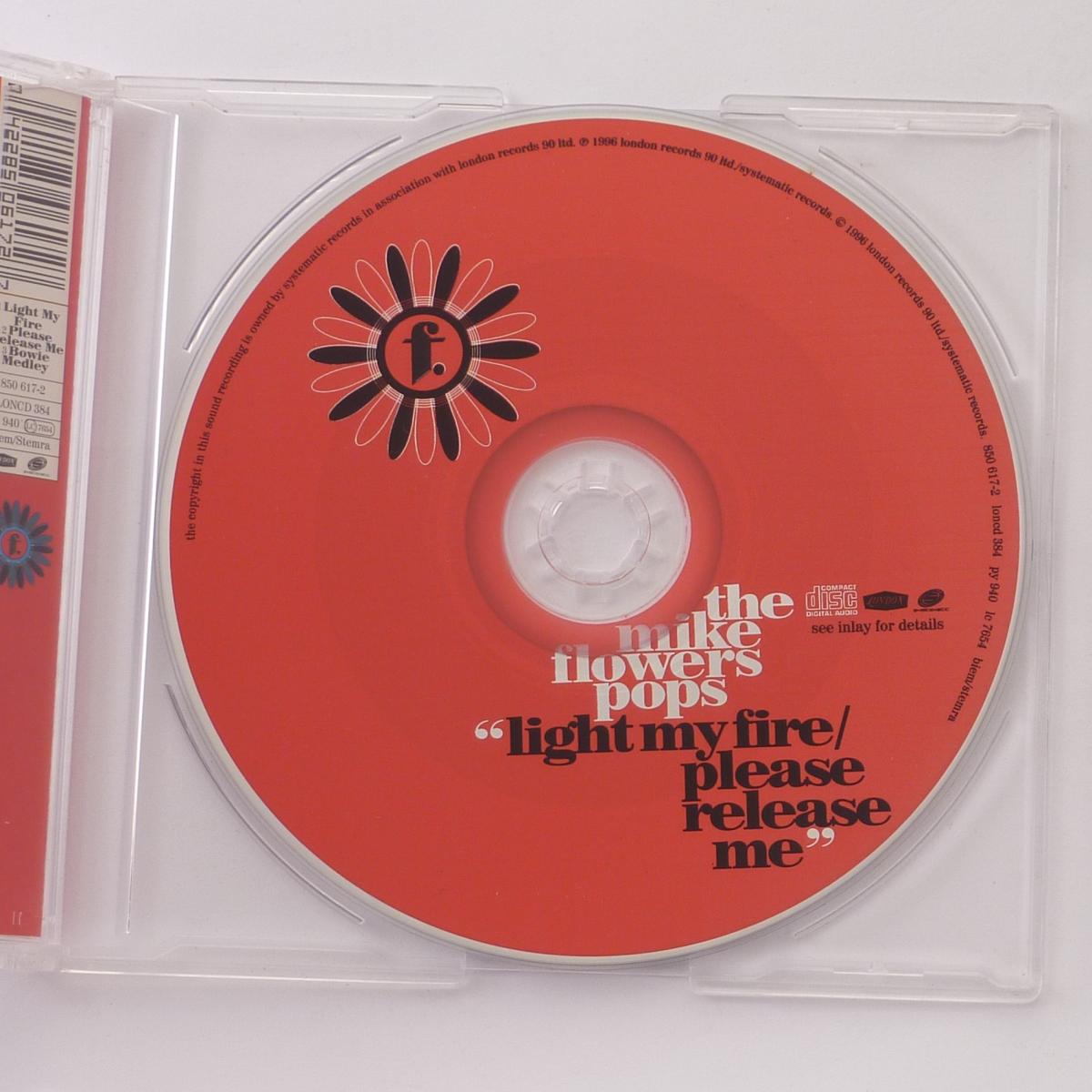 The Mike Flowers Pops Light My Fire / Please Release Me CD Maxi-Single