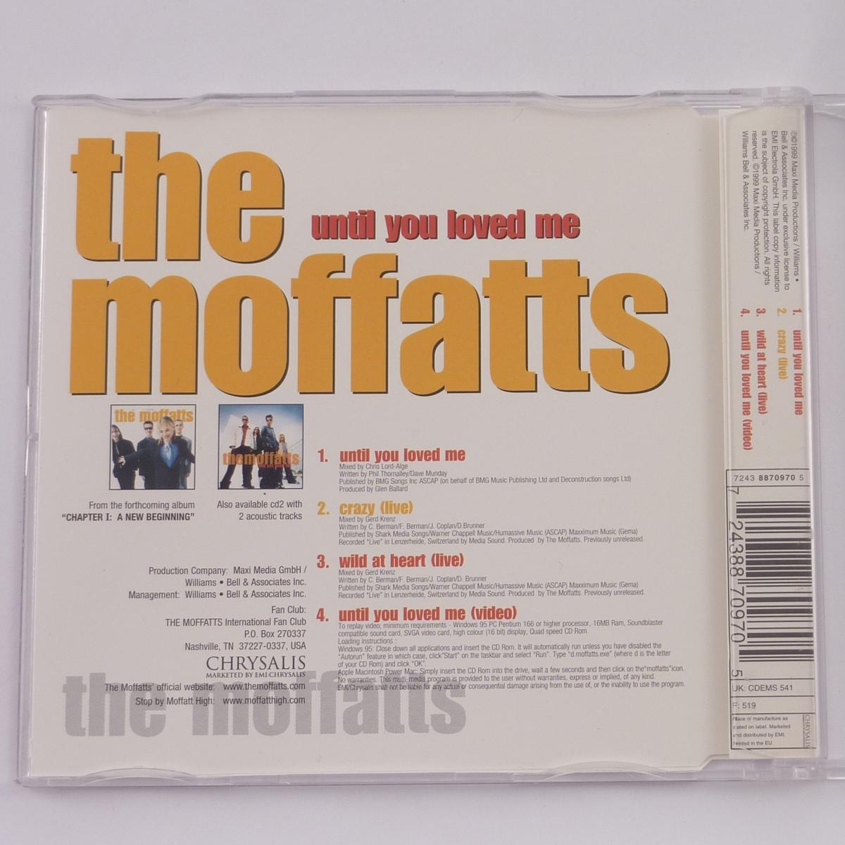 The Moffatts Until You Loved Me CD Single