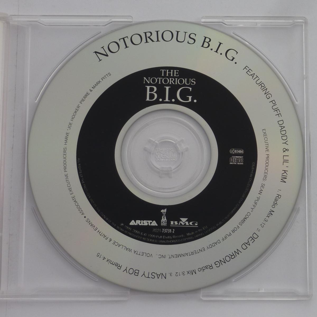 The Notorious B.I.G. Featuring Puff Daddy & Lil' Kim Notorious B.I.G. CD Single