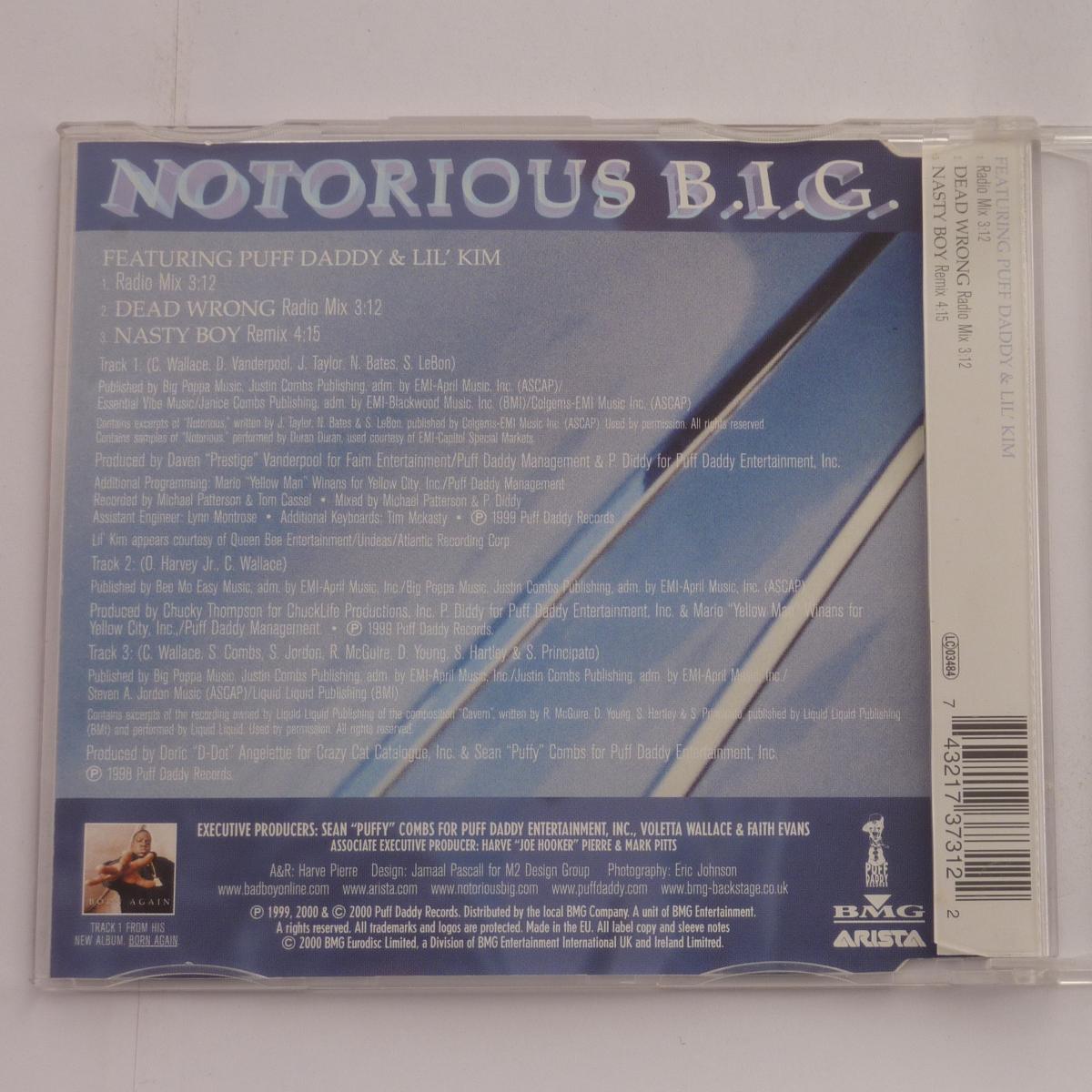 The Notorious B.I.G. Featuring Puff Daddy & Lil' Kim Notorious B.I.G. CD Single