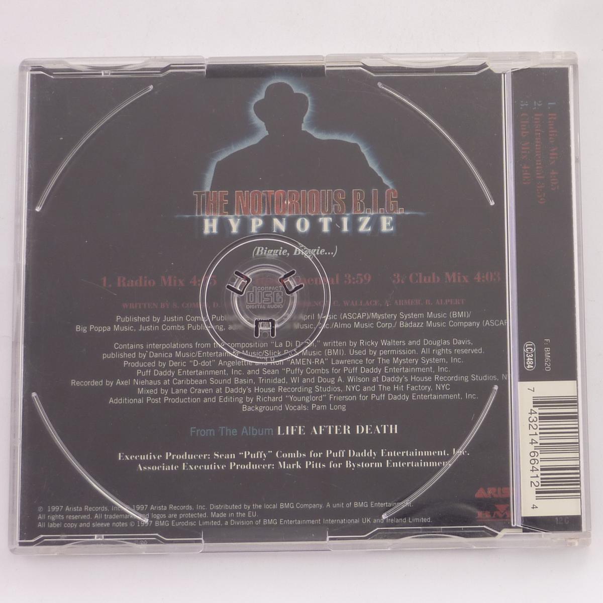 The Notorious B.I.G. Hypnotize (Remix) CD Maxi-Single