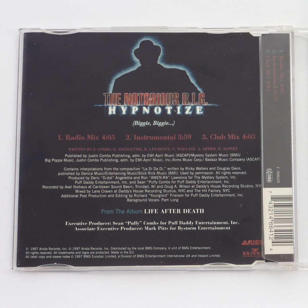 The Notorious B.I.G. Hypnotize (Remix) CD Maxi-Single