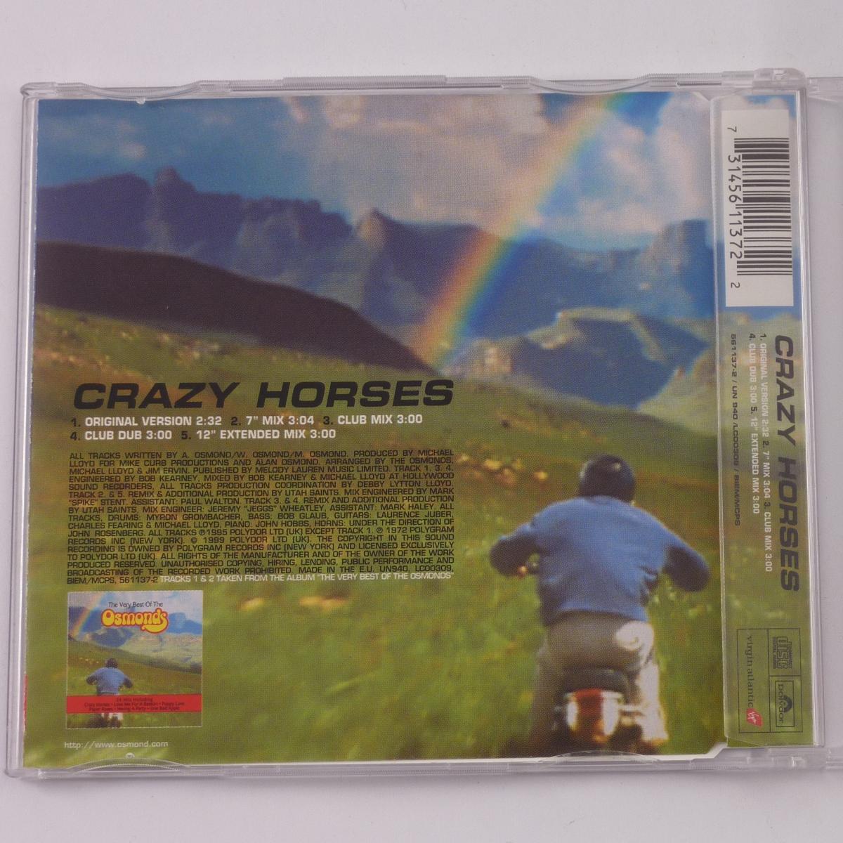 The Osmonds Crazy Horses CD Maxi-Single