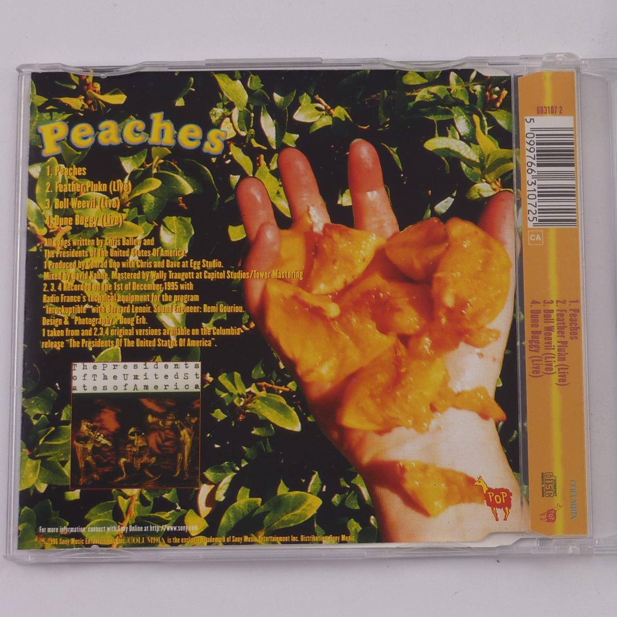 The Presidents Of The United States Of America Peaches CD Single Stereo