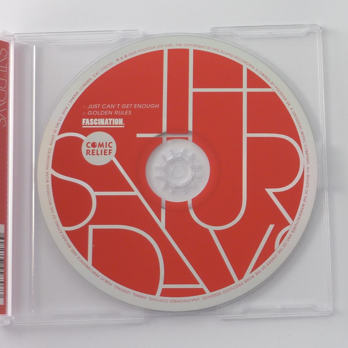 The Saturdays Just Can't Get Enough CD Single