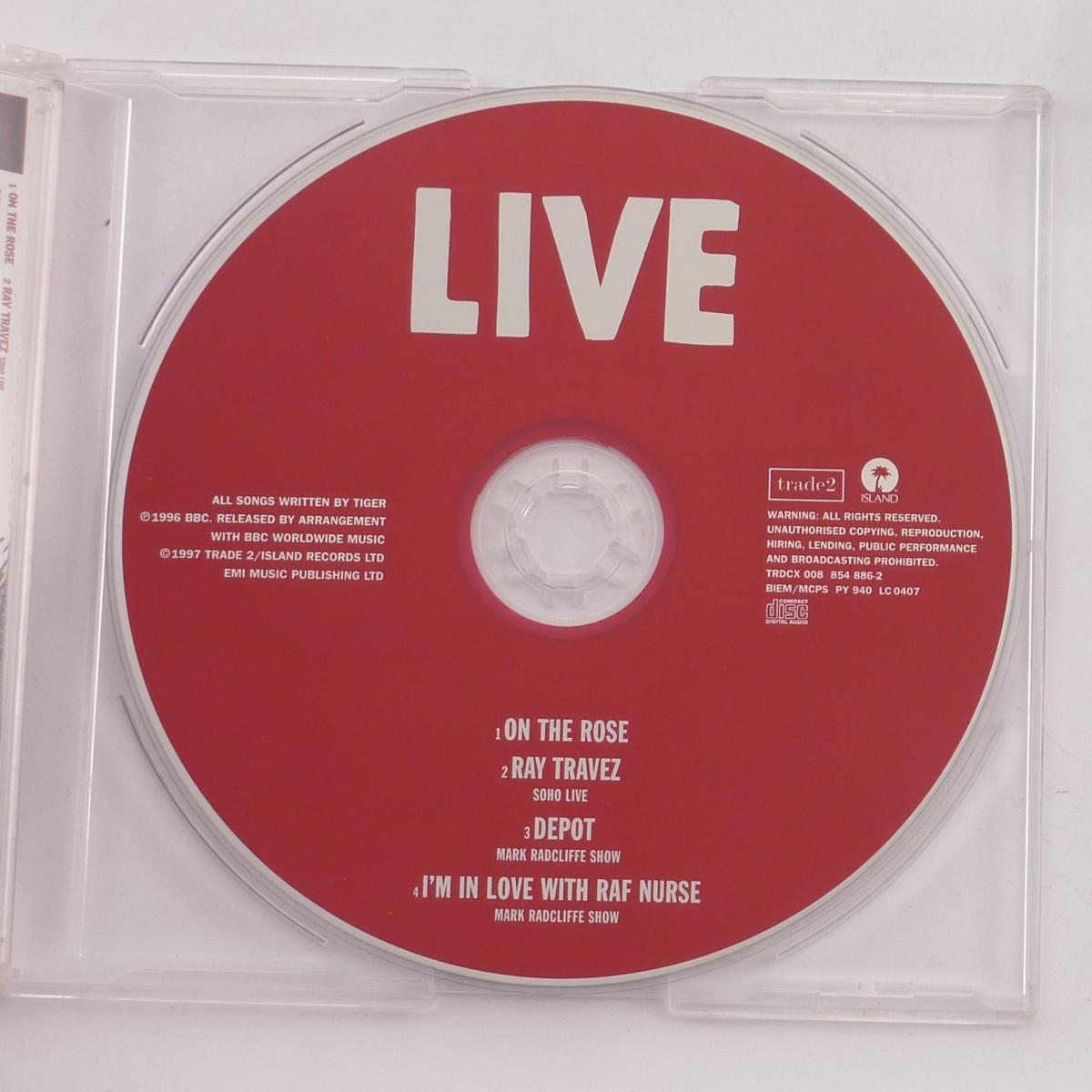 Tiger Live CD Single Limited Edition