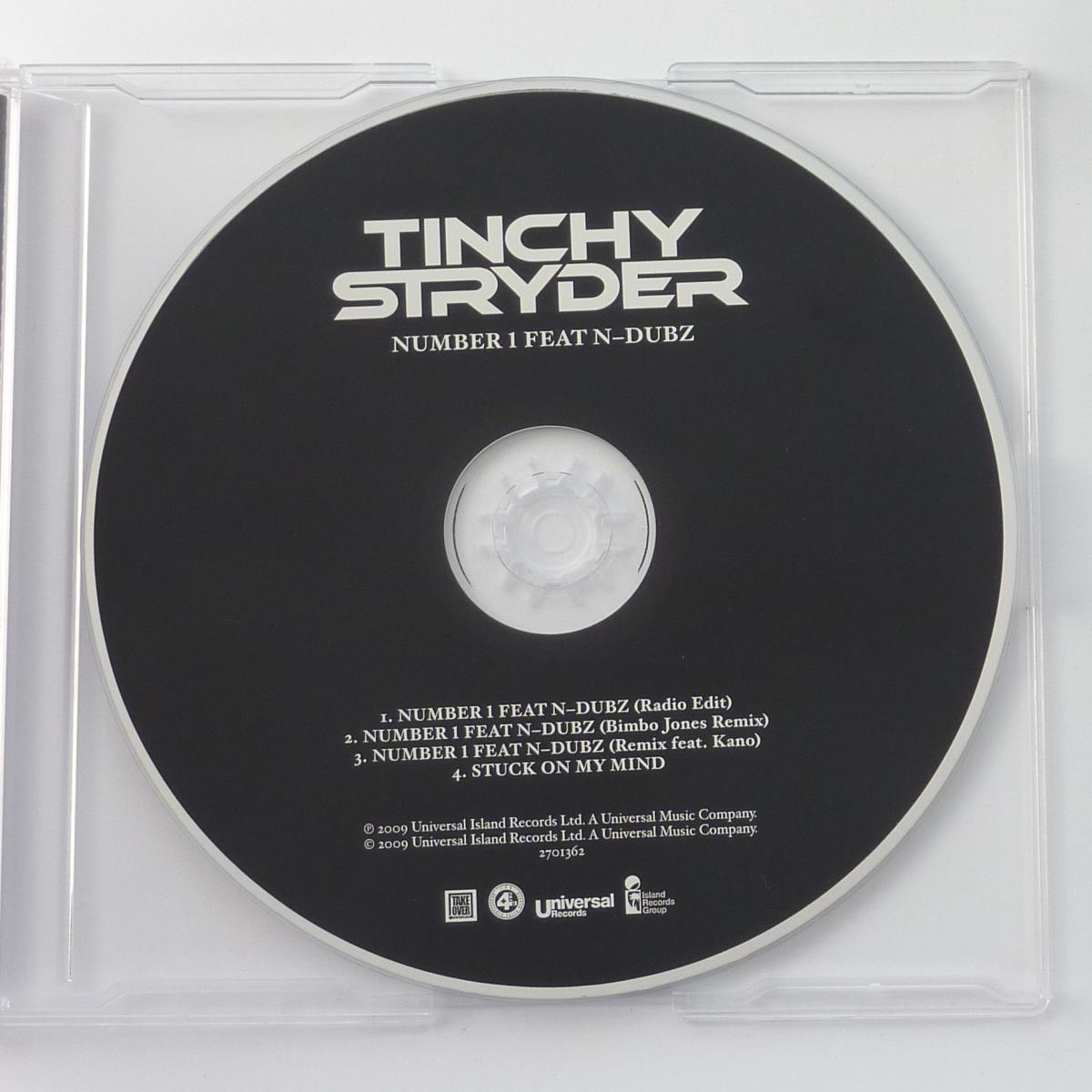 Tinchy Stryder Feat N-Dubz Number 1 CD Single