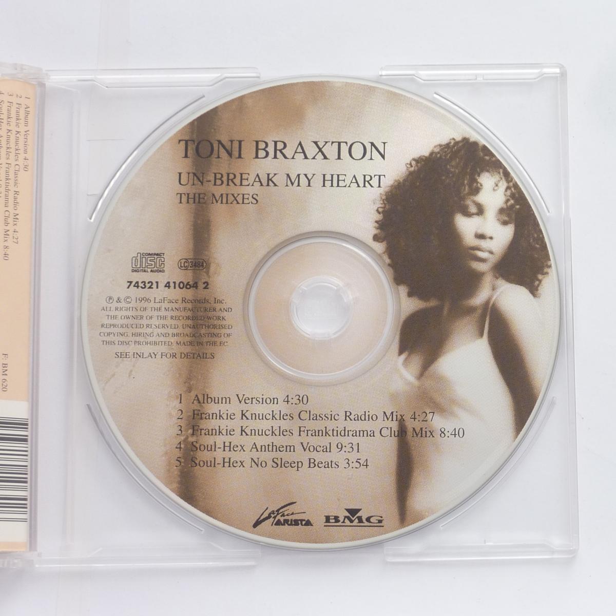 Toni Braxton Un-Break My Heart (The Mixes) CD Single CD2