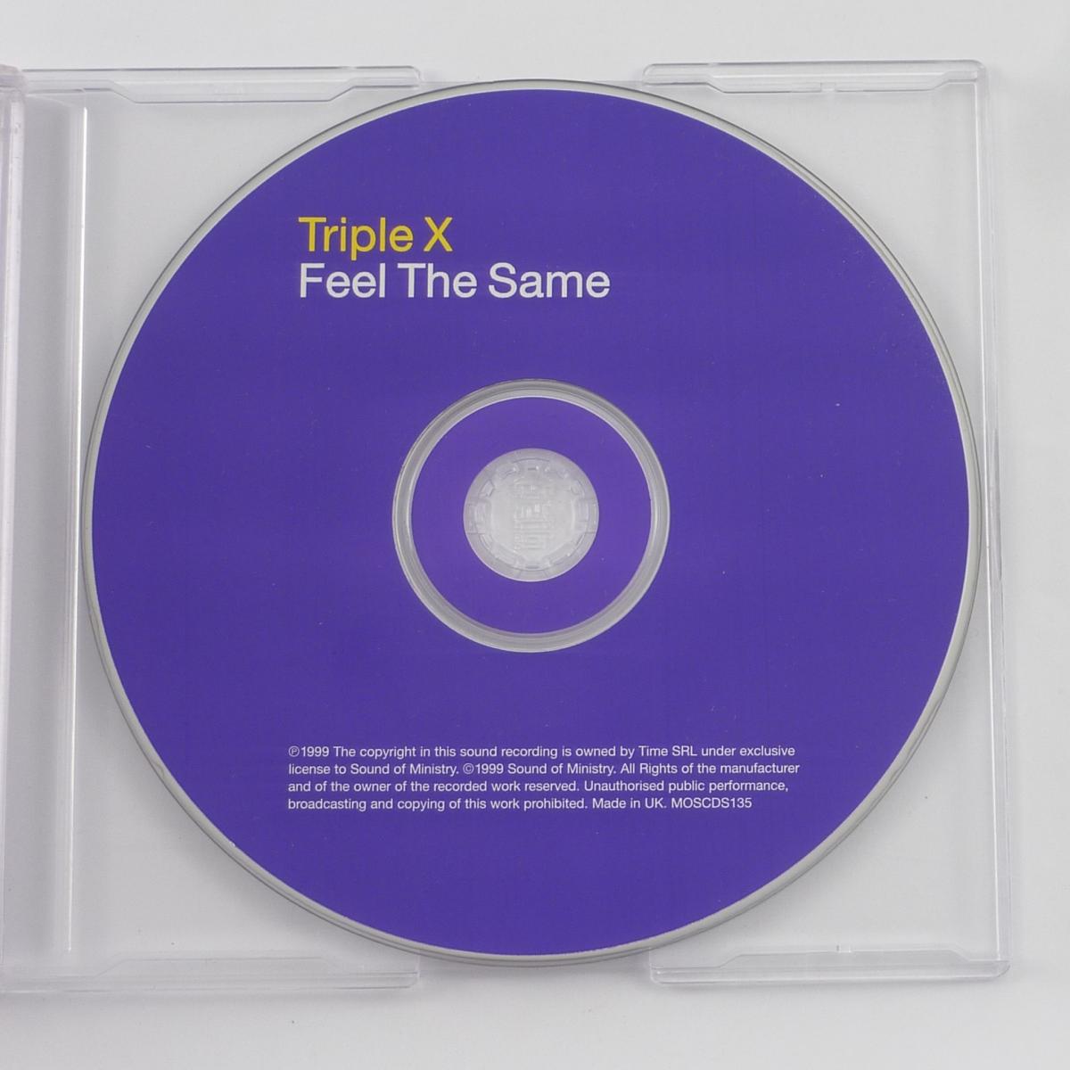 Triple X Feel The Same CD Single