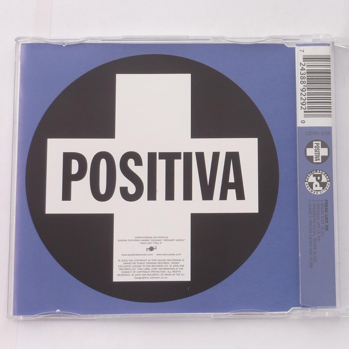 Tru Faith & Dub Conspiracy Freak Like Me CD Single