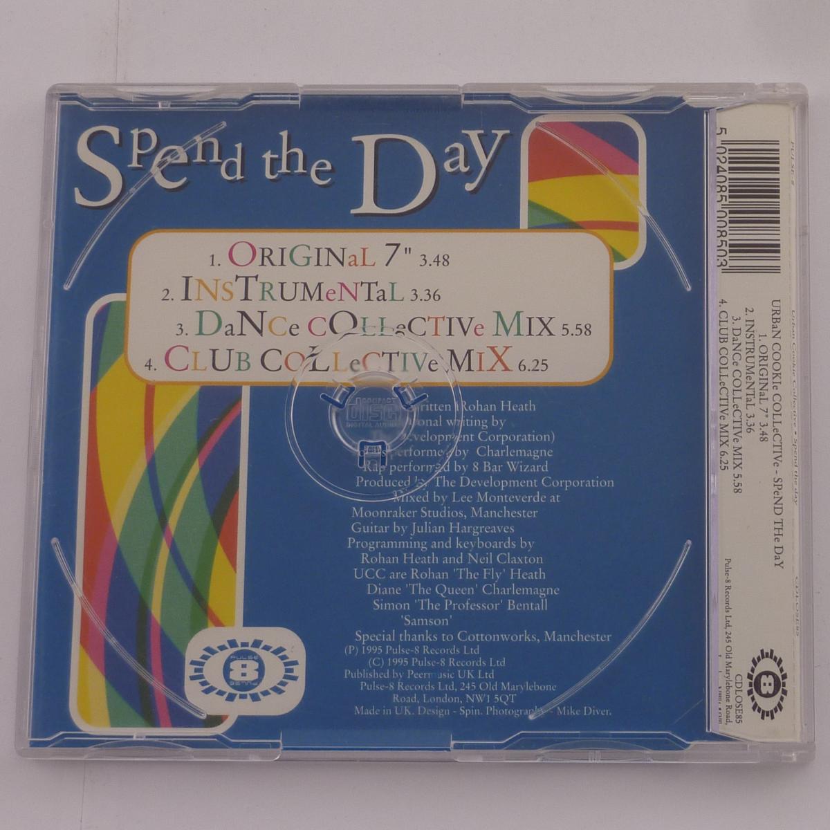 Urban Cookie Collective Spend The Day CD Single