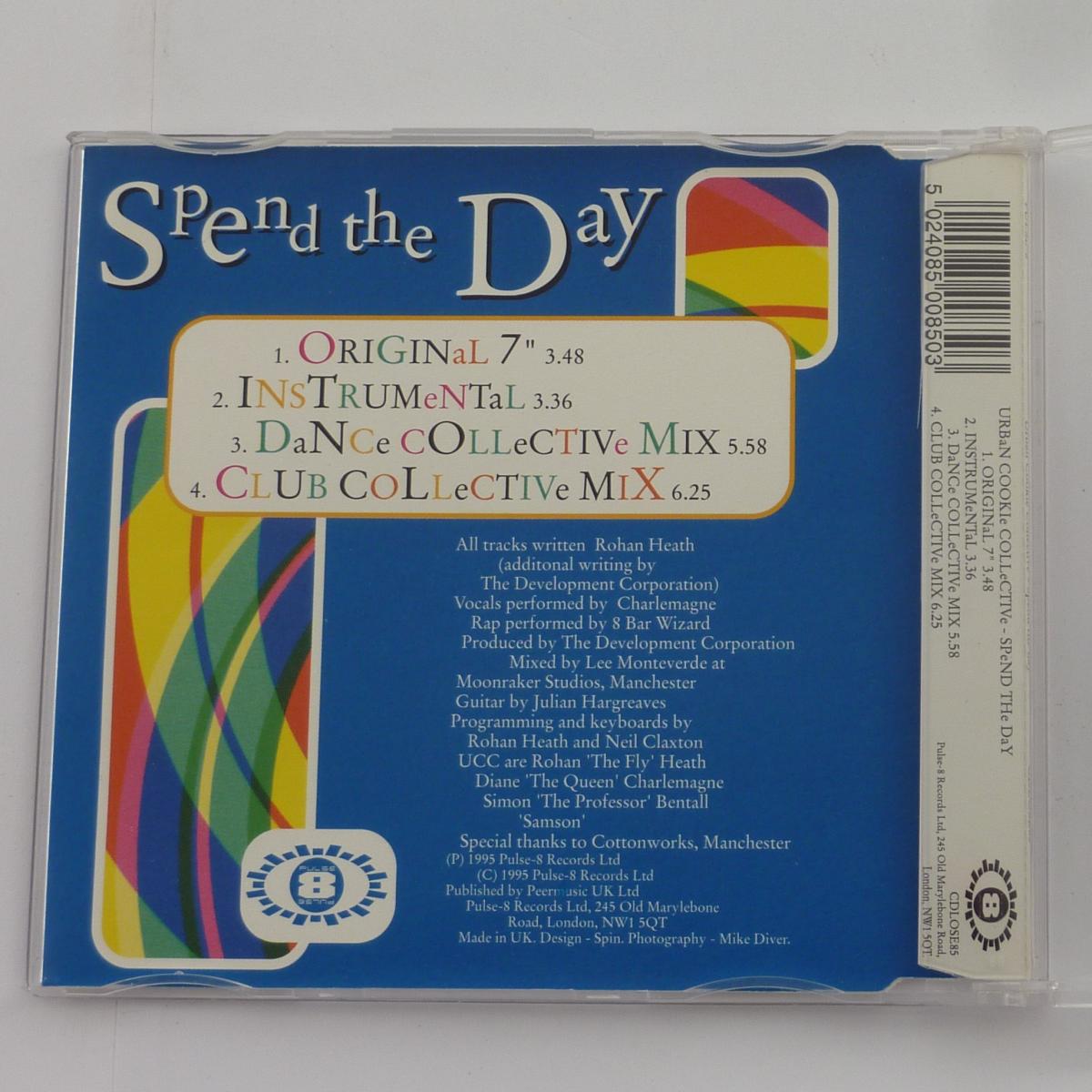 Urban Cookie Collective Spend The Day CD Single