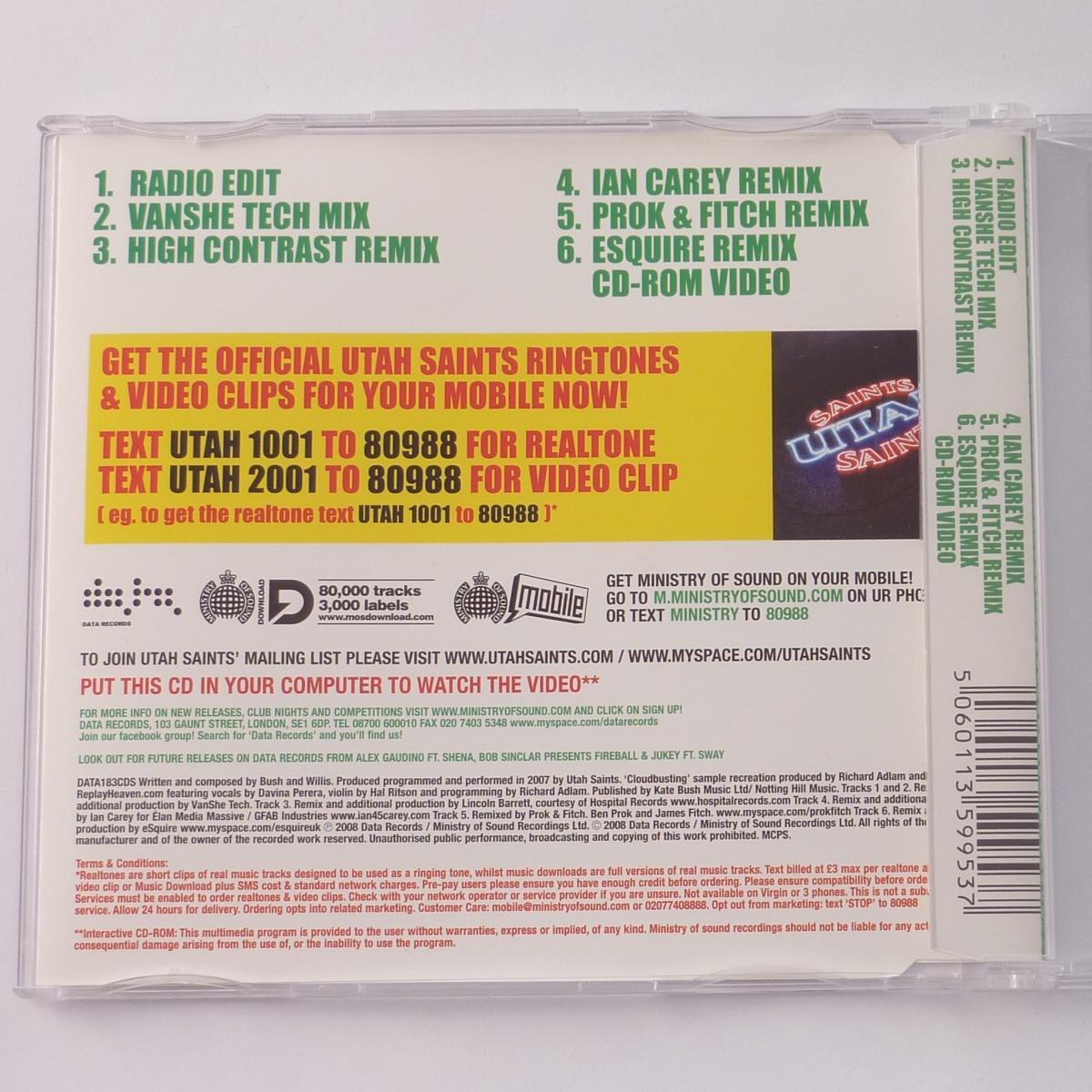 Utah Saints Something Good '08 CD Single Enhanced CD2