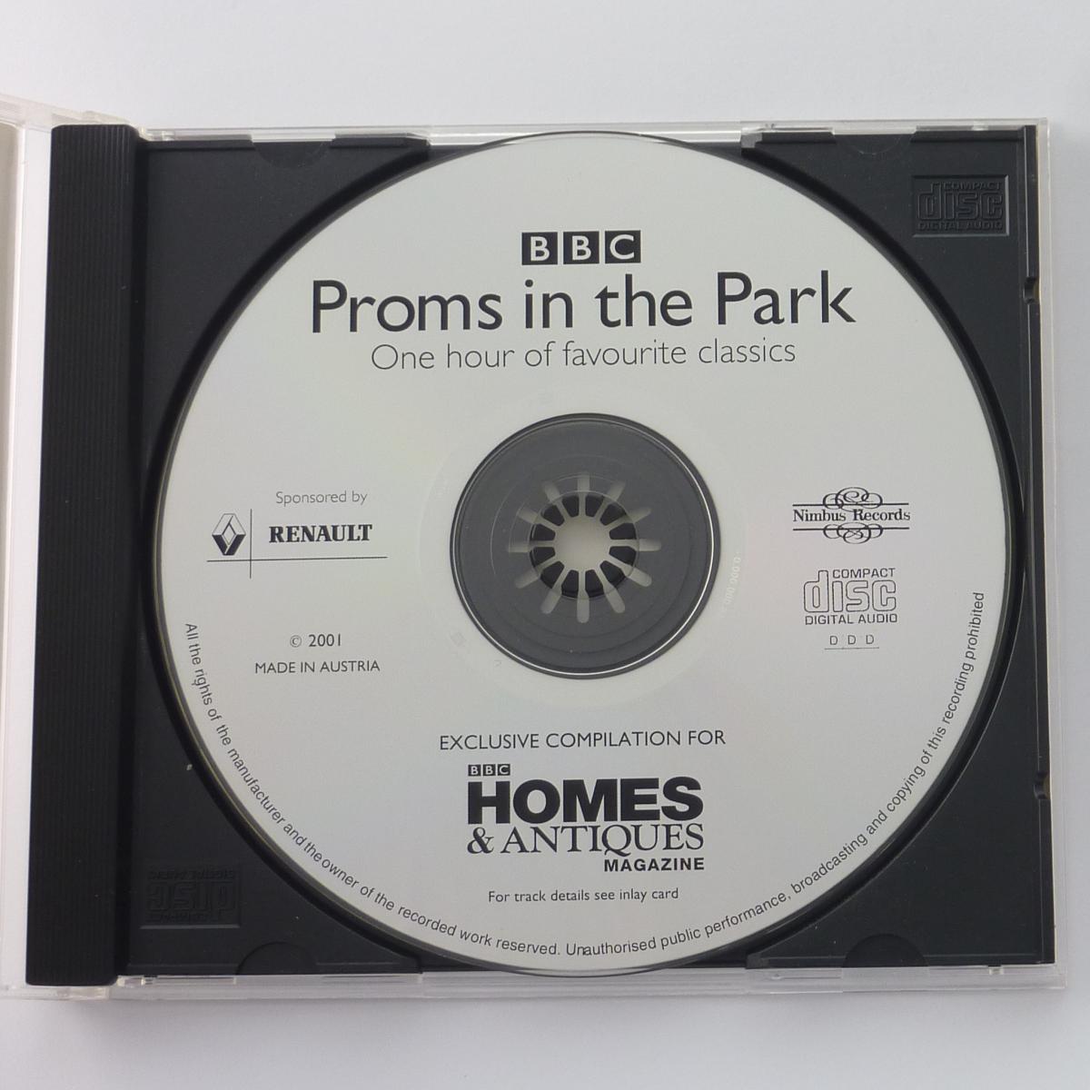 Various BBC Proms In The Park CD Compilation Promo