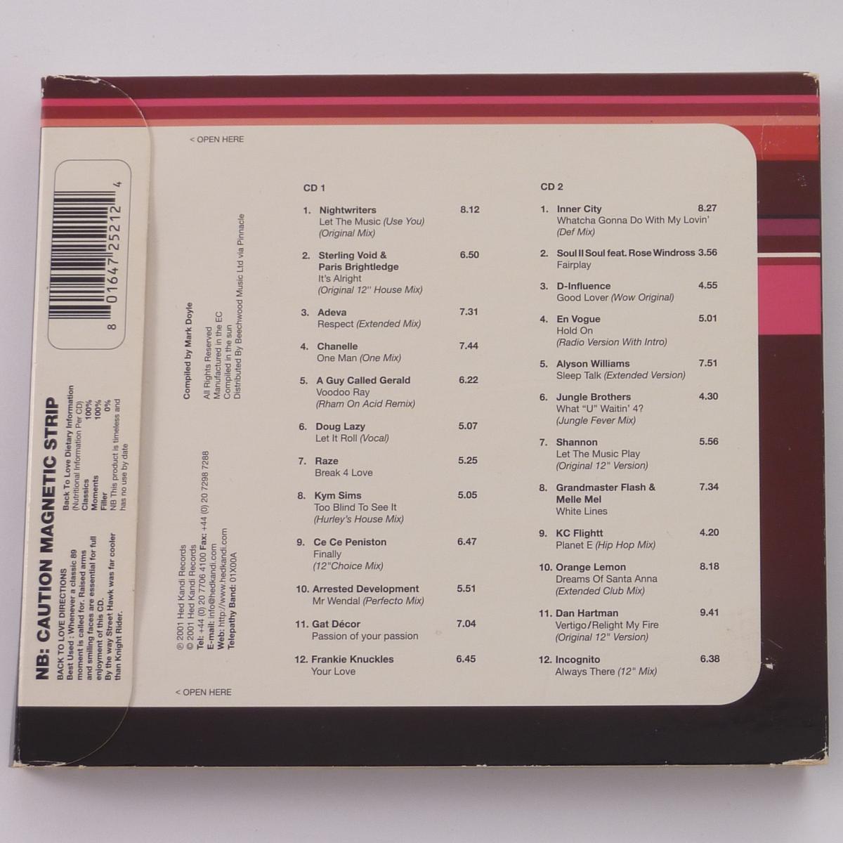 Various Back To Love 3 2 × CD Compilation