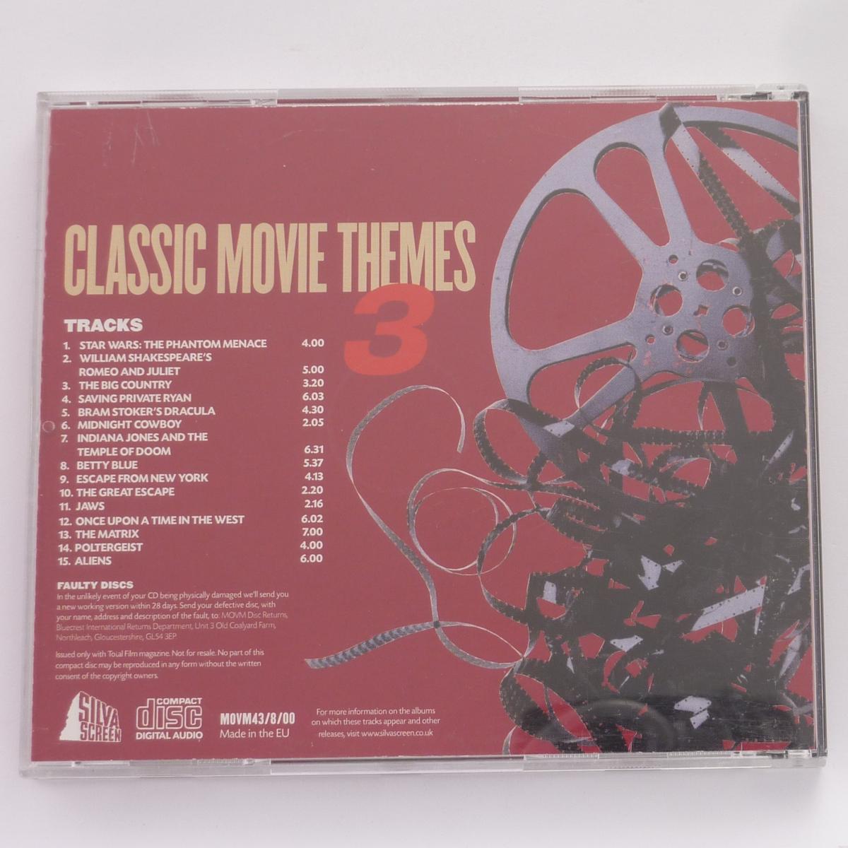 Various Classic Movie Themes 3 CD Compilation Promo