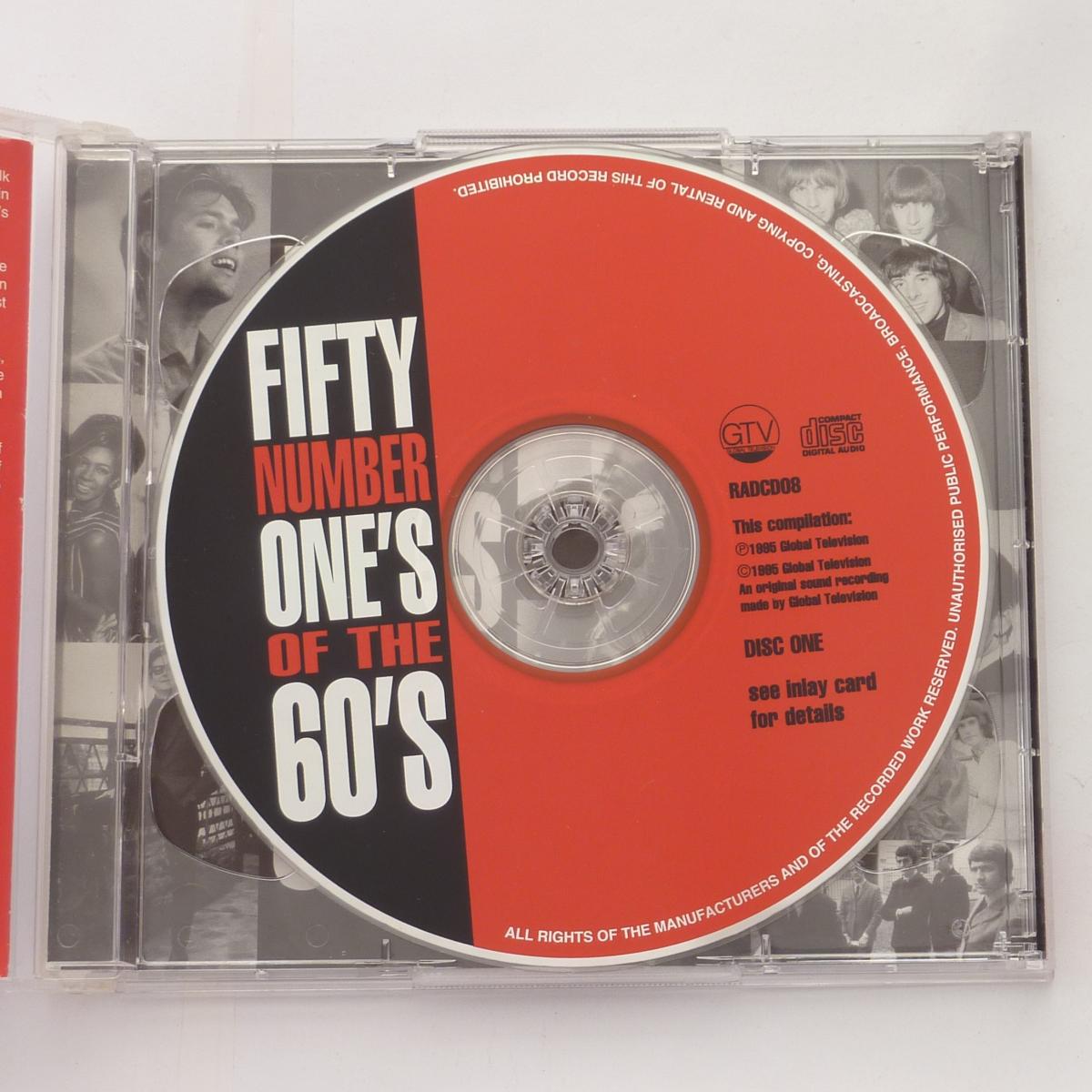 Various Fifty Number One's Of The 60's 2 × CD Compilation