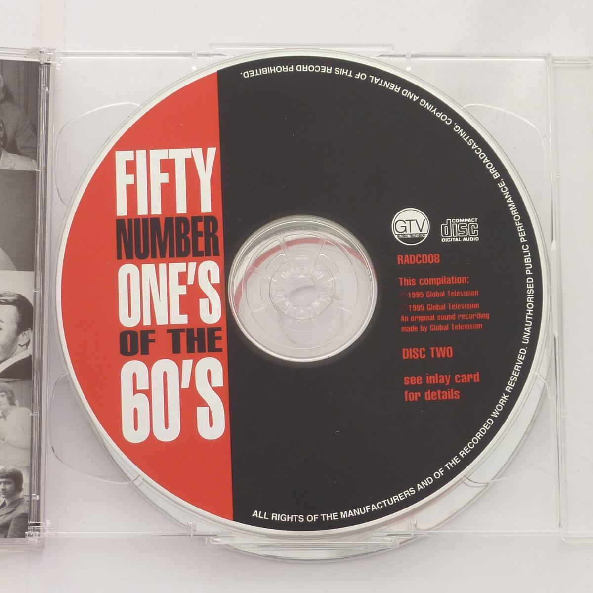 Various Fifty Number One's Of The 60's 2 × CD Compilation