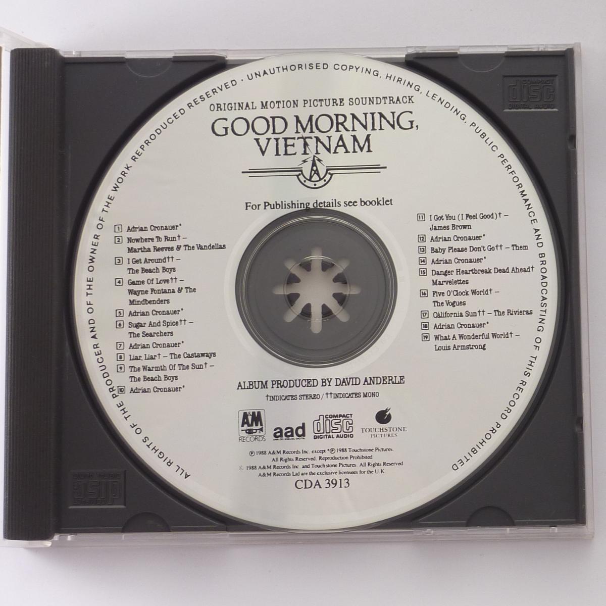 Various Good Morning Vietnam CD Album Stereo Mono