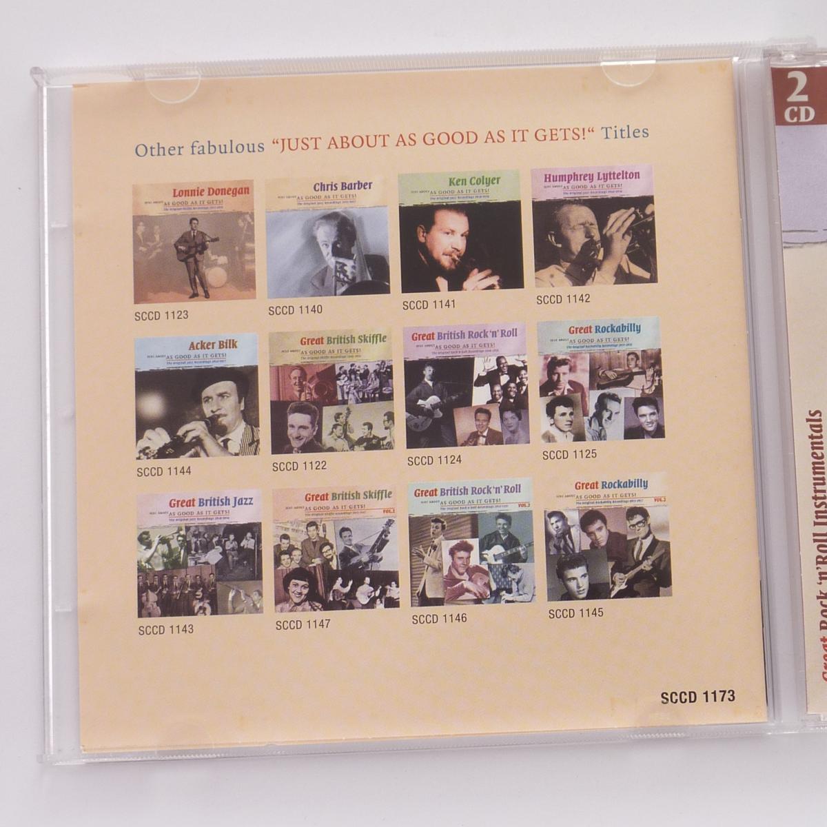 Various Great Rock'n'Roll Instrumentals - The Original Rock 'n' Roll Recordings 1950-1960 2 × CD Compilation