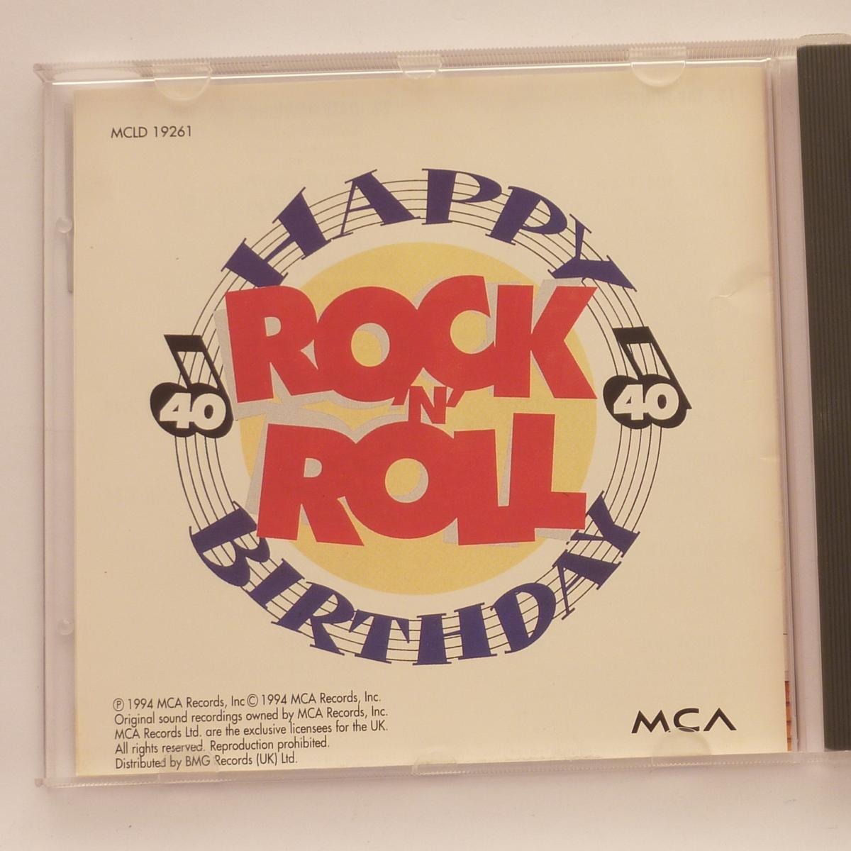 Various Happy Birthday Rock 'N' Roll CD Compilation