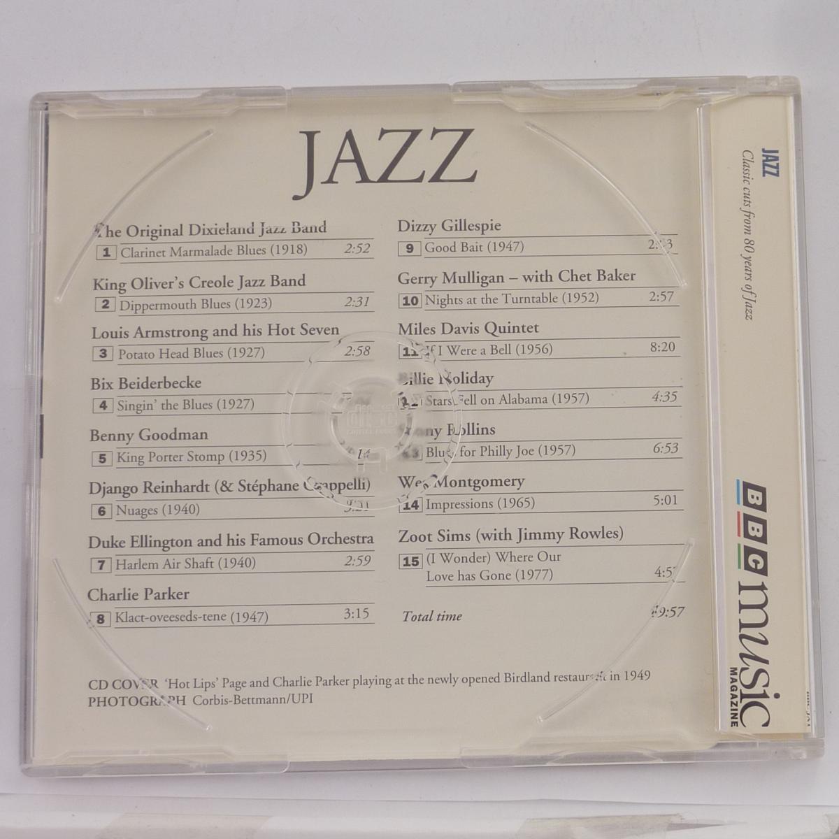 Various Jazz - Classic Cuts From 80 Years Of Jazz CD Compilation