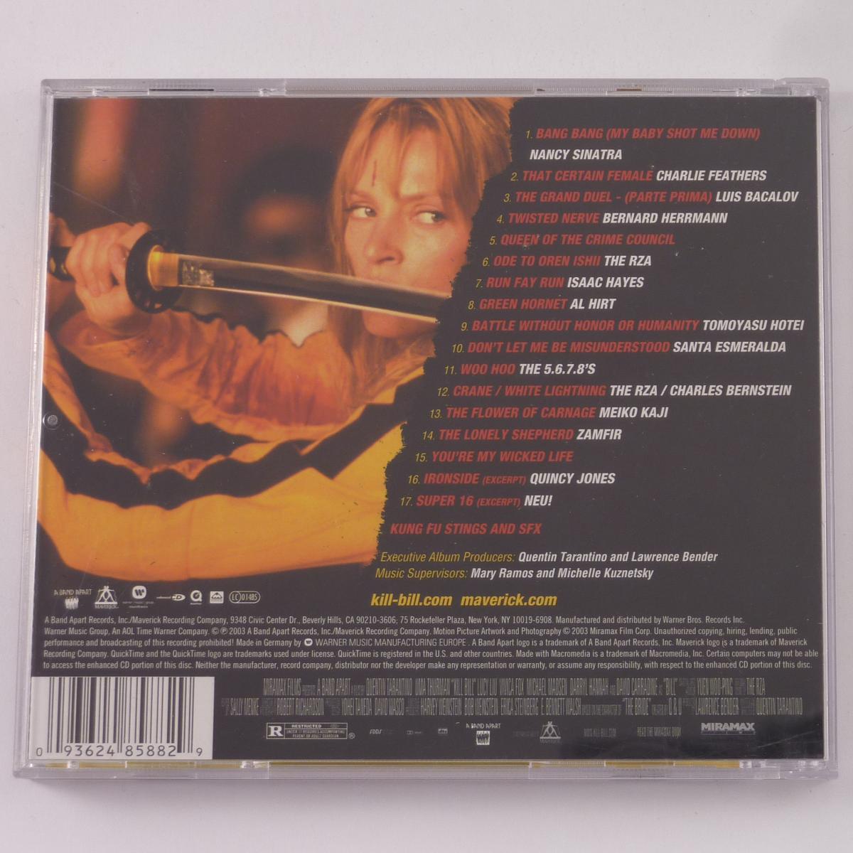 Various Kill Bill Vol. 1 (Original Soundtrack) CD Album Enhanced