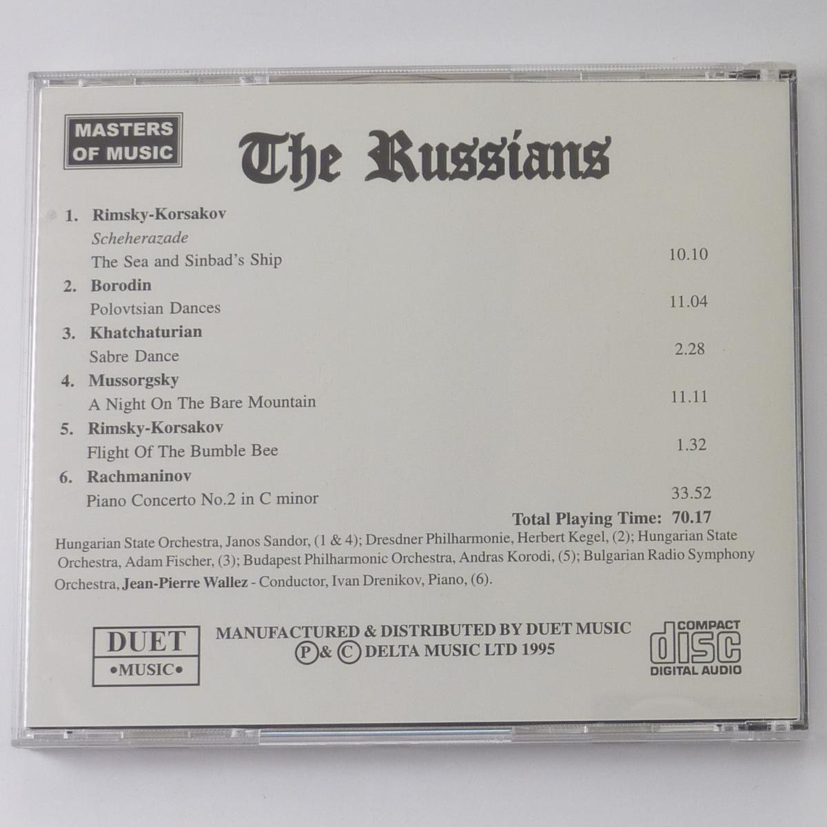 Various Masters Of Music: The Russians CD Album Compilation Stereo