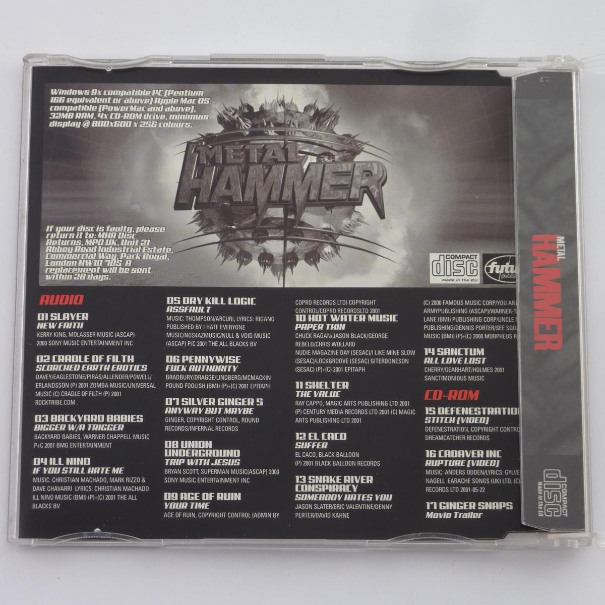 Various Metal Hammer July 2001 CD Compilation Enhanced Promo