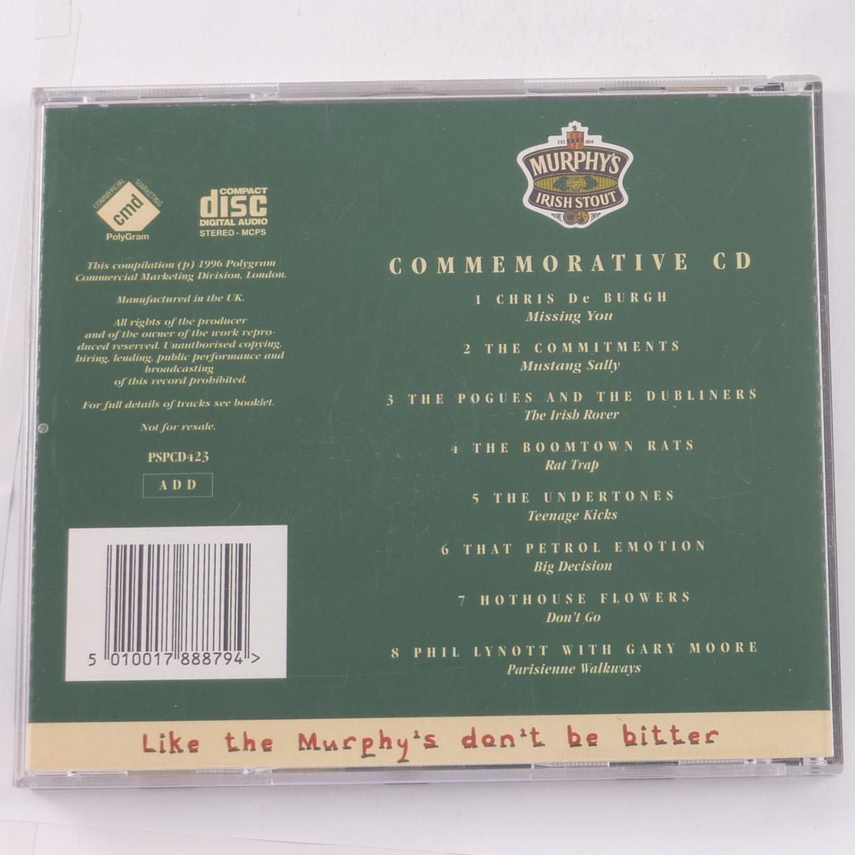 Various Murphy's Irish Stout - Commemorative CD CD Compilation Promo Stereo