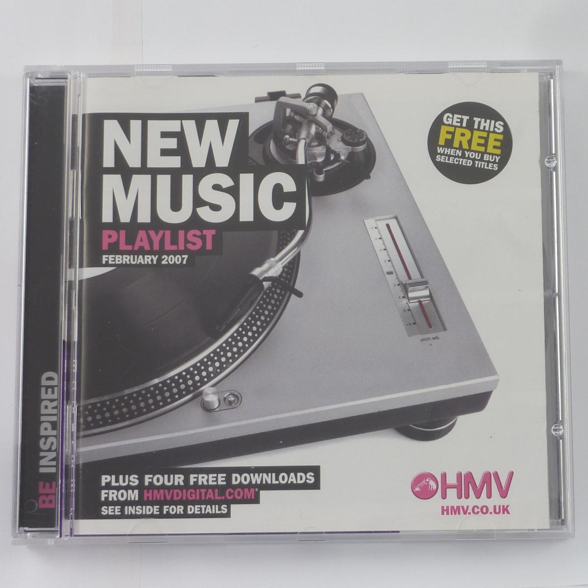 Various New Music Playlist February 2007 CD Compilation Sampler